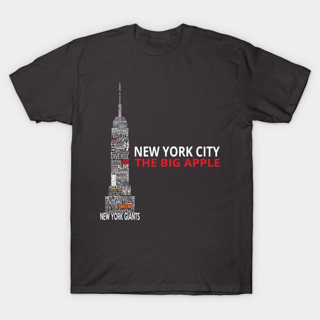 The Big Apple T-Shirt by AddictingDesigns